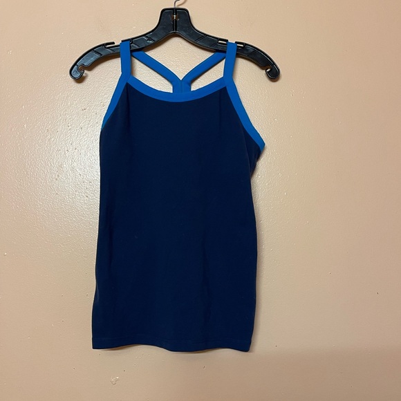 lululemon athletica Tops - Flawed Lululemon Athletica Blue Active Tank Top Size Have Damage To The Logo